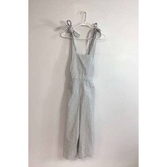 Forever 21 Stripe Overalls Womens Small - Picture 1 of 10